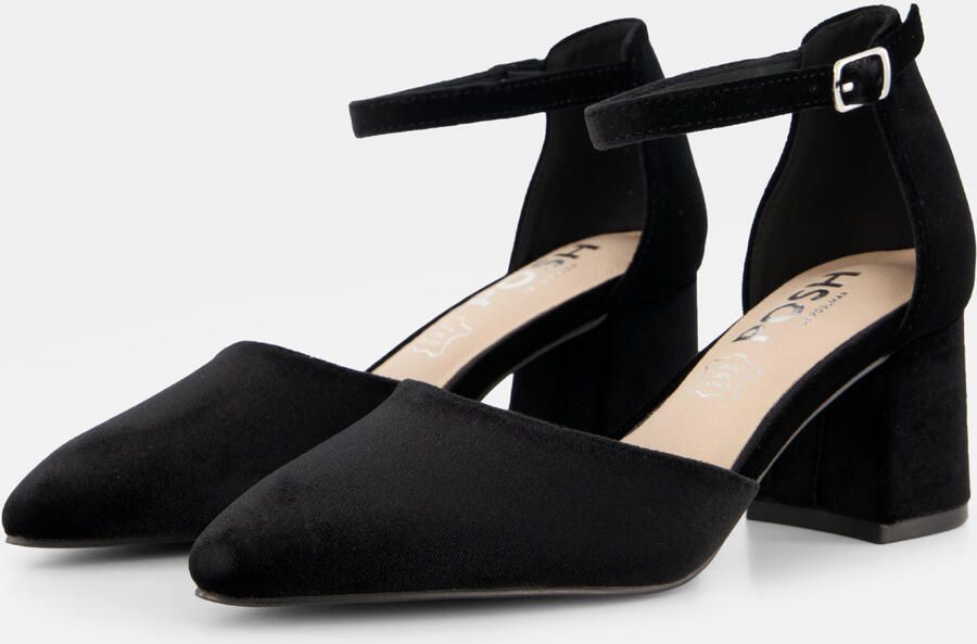 POSH by Poelman Pumps zwart Textiel Dames