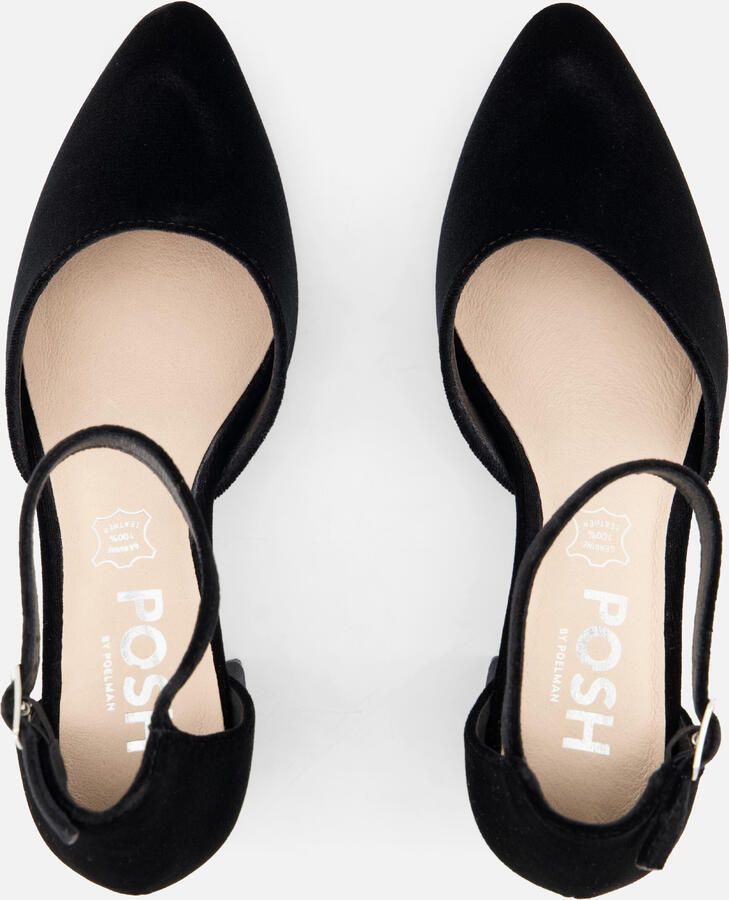 POSH by Poelman Pumps zwart Textiel Dames - Foto 4