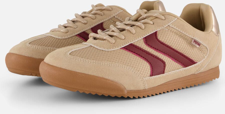 POSH by Poelman Sneakers beige Pu Dames