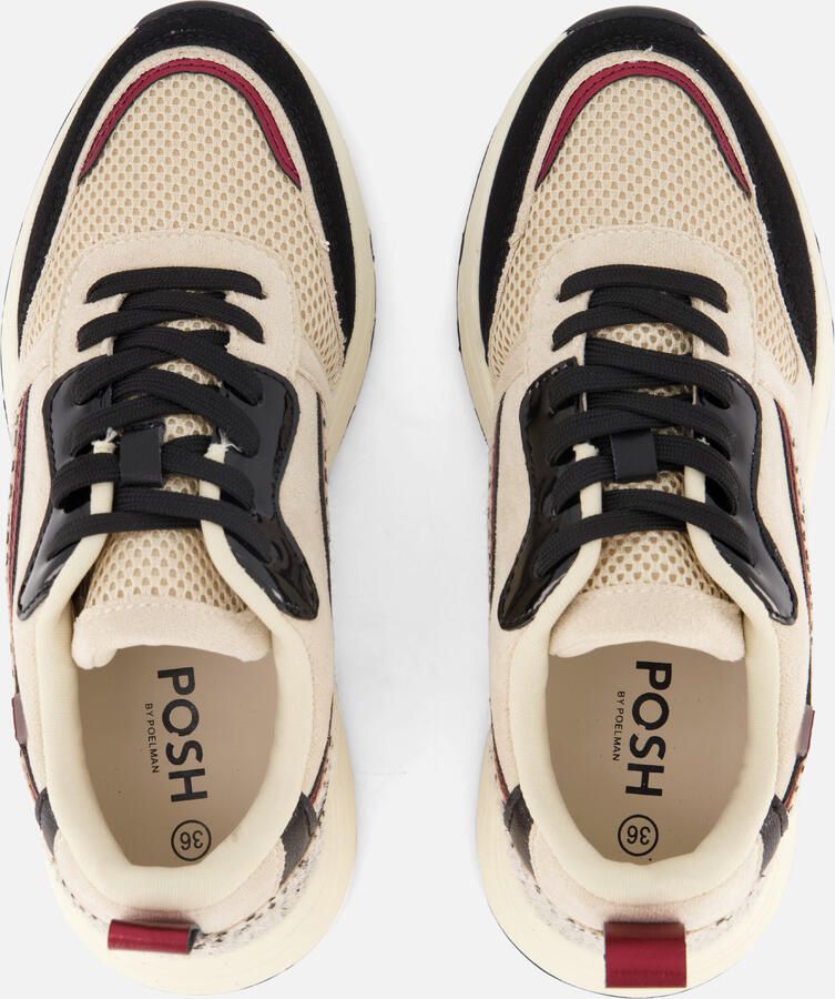 POSH by Poelman Sneakers beige Synthetisch Dames - Foto 2