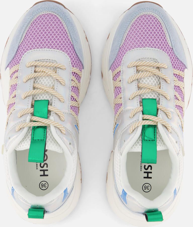 POSH by Poelman Sneakers blauw Textiel Dames - Foto 2