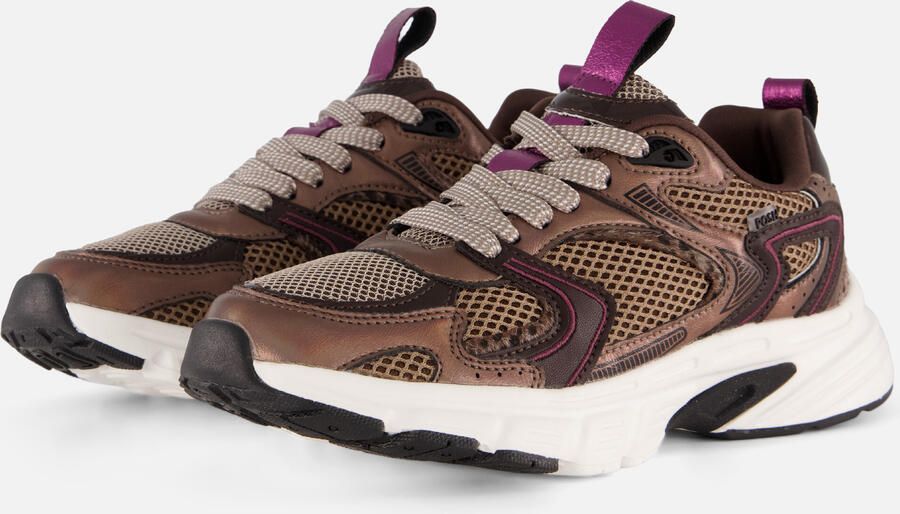 POSH by Poelman Sneakers bruin Synthetisch Dames - Foto 4