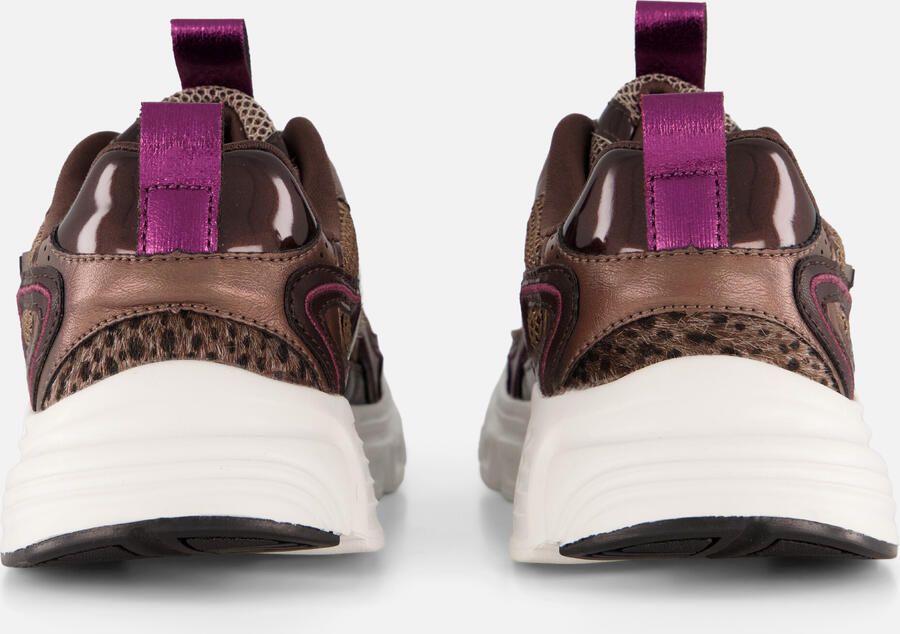 POSH by Poelman Sneakers bruin Synthetisch Dames - Foto 3