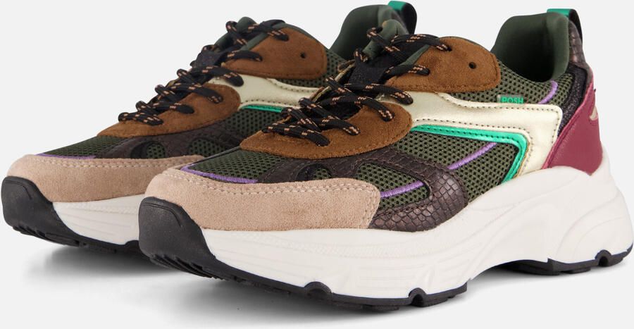 POSH by Poelman Sneakers bruin Synthetisch Dames - Foto 3