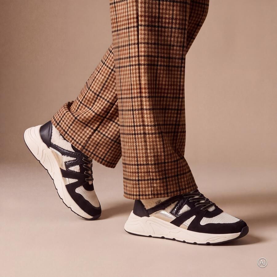 POSH by Poelman Sneakers zwart Synthetisch Dames