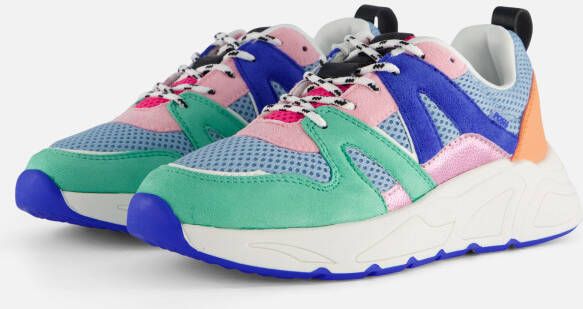 POSH by Poelman Sneaker blauw Synthetisch Dames