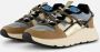 POSH by Poelman Sneakers blauw Textiel Dames - Thumbnail 2