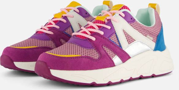 POSH by Poelman Sneakers paars Synthetisch Dames