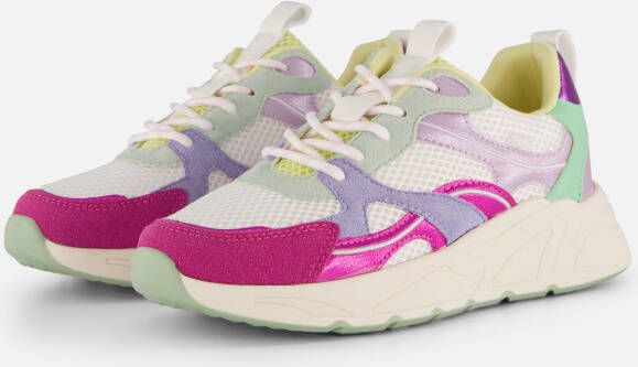 POSH by Poelman Sneakers roze Textiel Dames