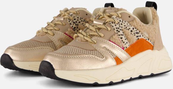 POSH by Poelman Teddy Sneakers roze Dames