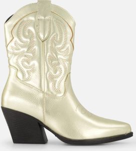 POSH by Poelman Juul cowboylaarzen goud metallic