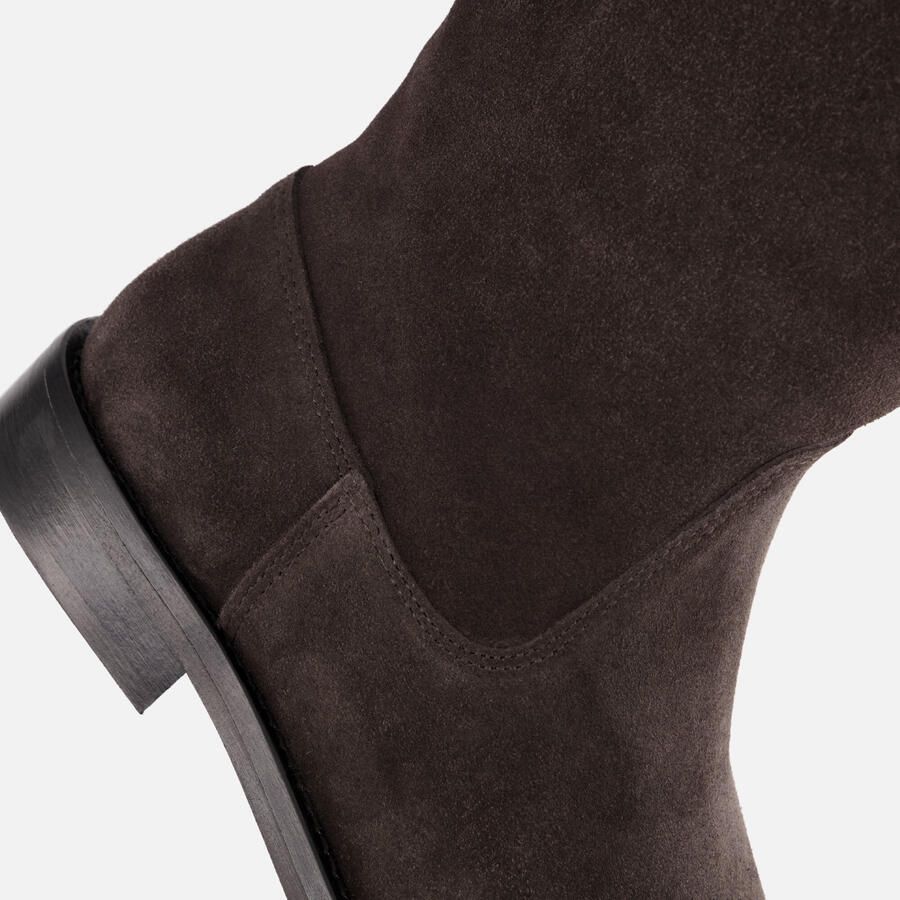 PS Poelman Hoge Laarzen bruin Suede Dames - Foto 3