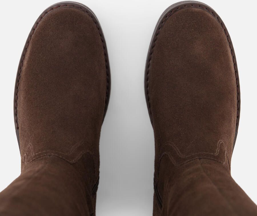 PS Poelman Lange Laarzen bruin Suéde - Foto 3