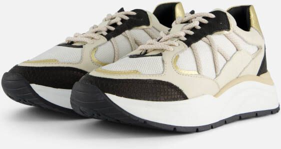 PS Poelman Sneakers zwart Synthetisch Dames