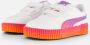 Puma Carina 2.0 Trolls sneakers wit fuchsia oranje Suede 23 - Thumbnail 2