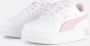 Puma Carina Street leren sneakers wit lila Meisjes Leer Meerkleurig 35 - Thumbnail 2