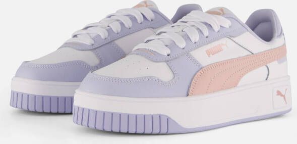 Puma Carina Street Sneakers wit Leer