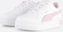 Puma Carina Street leren sneakers wit lila Meisjes Leer Meerkleurig 28 - Thumbnail 2