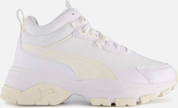PUMA Cassia Via Mid Sneakers wit Syntheitsch Dames Schoenen