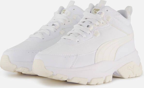 PUMA Cassia Via Mid Sneakers wit Syntheitsch Dames