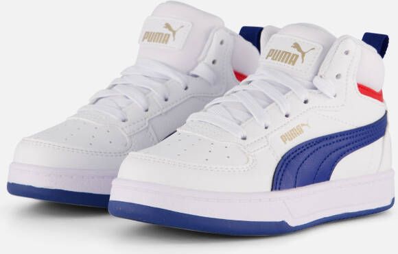 Puma Caven 2.0 Mid Sneakers wit Imitatieleer