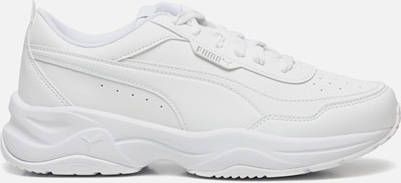 Puma Geometrische Casual Sneakers Wit White Dames