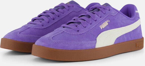 PUMA Club II Era Suede Unisex Sneakers Dark Amethyst-Sage Frost- Gold