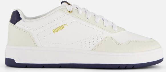 Puma Court Classic Sneakers wit Imitatieleer