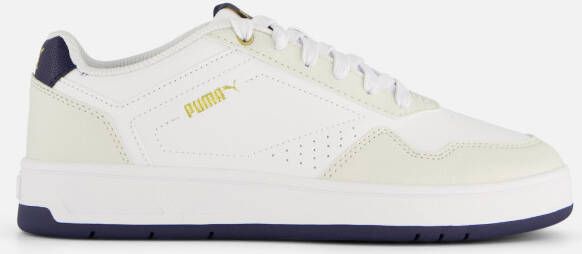 Puma Court Classic sneakers wit lichtgrijs donkerblauw - Foto 3