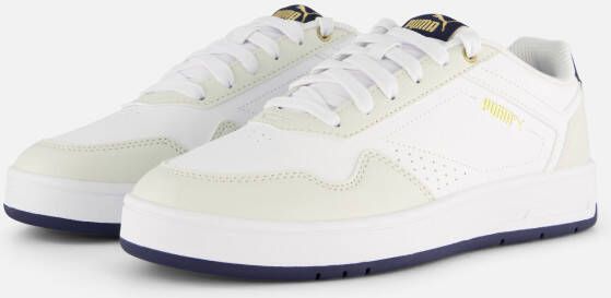 Puma Court Classic sneakers wit lichtgrijs donkerblauw - Foto 2