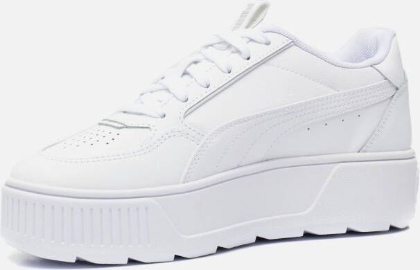 Puma Kar Rebelle Unisex Schoenen Wit Maat: 35.5 Leer Foot Locker - Foto 4