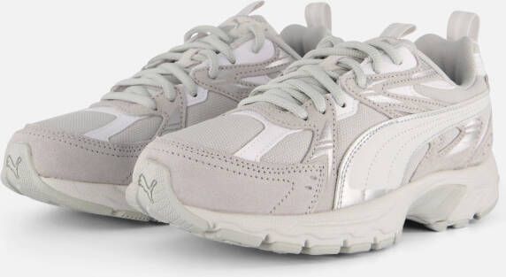 PUMA Milenio Tech Suede Unisex Sneakers Cool Light Gray-Feather Gray- White