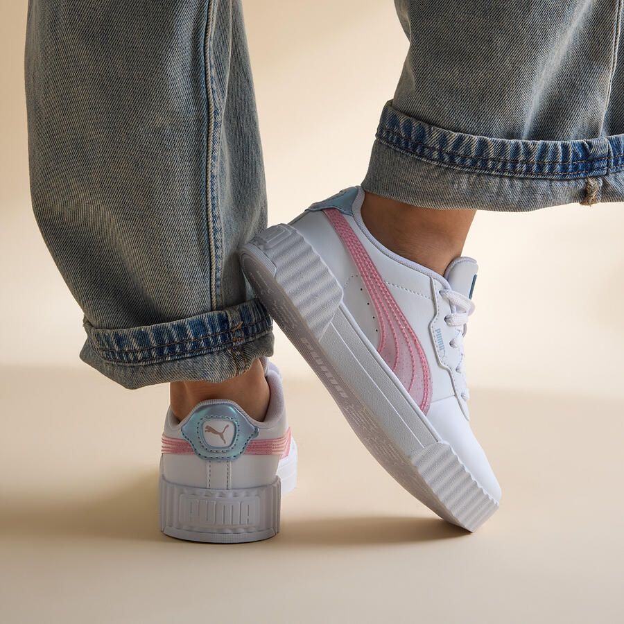 PUMA Carina 3.0 Blurry Dreams PS Meisjes Sneakers White-Rose Mauve-Cool Weather - Foto 3