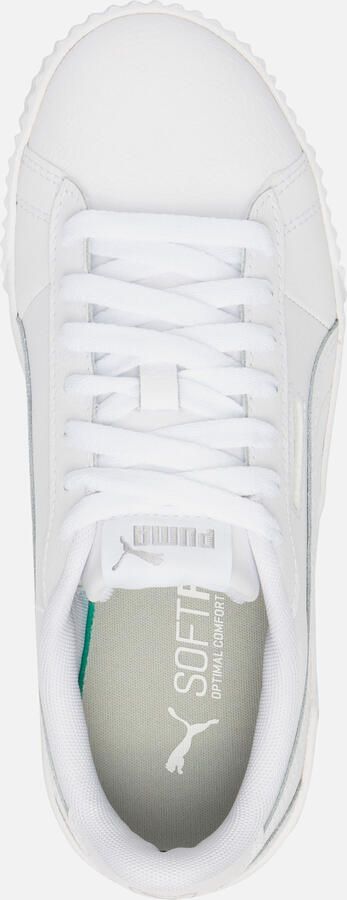 PUMA Carina Crew sneakers wit Imitatieleer Dames - Foto 8