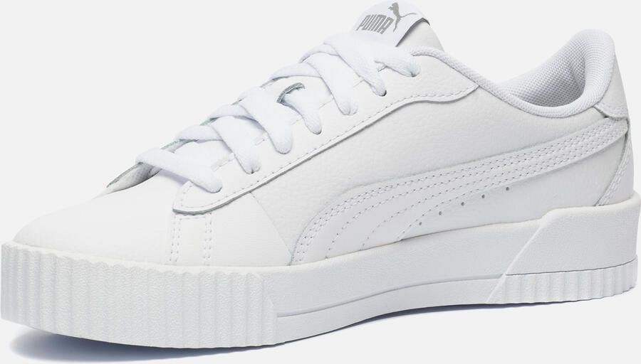 PUMA Carina Crew sneakers wit Imitatieleer Dames