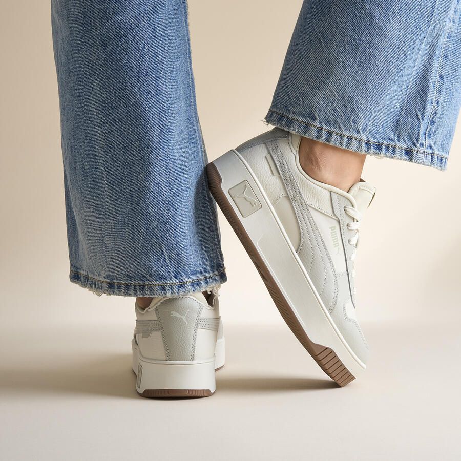 PUMA Carina Street Dames Sneakers Alpine Snow-Desert Dust - Foto 4