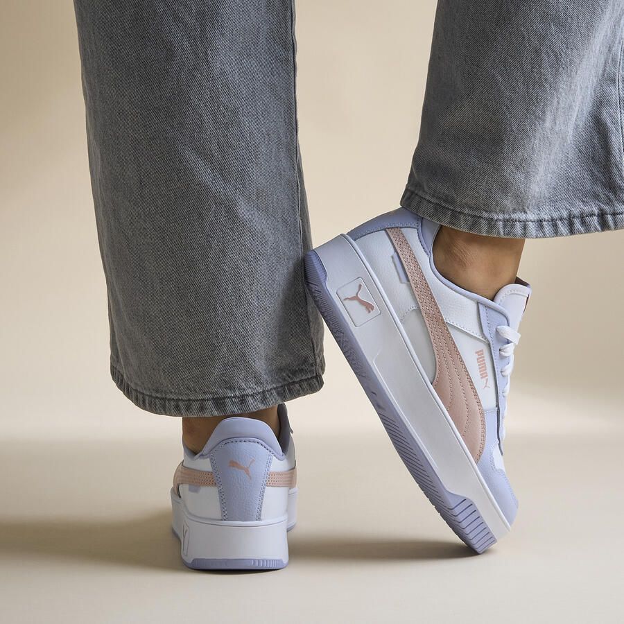 Puma Carina Street sneakers wit roze lichtblauw - Foto 3