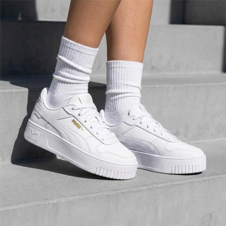 Puma Sneakers van leer met contrastgarnering model 'Carina Street' - Foto 2