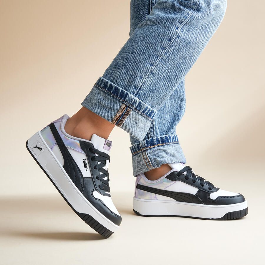 PUMA Carina Street Space belle PS Meisjes Sneakers White- Black-Lilac Crush - Foto 2