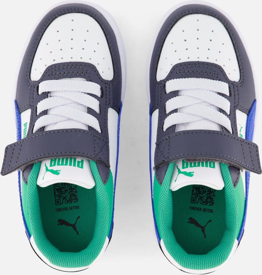 Puma Caven 2.0 Block sneakers wit kobaltblauw grijs Imitatieleer 35 - Foto 4