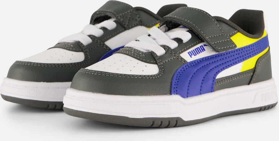 Puma Caven III Block mesh sneakers grijs kobaltblauw wit - Foto 7