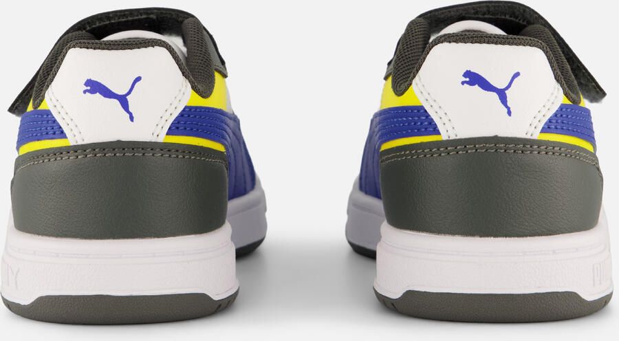 Puma Caven III Block mesh sneakers grijs kobaltblauw wit - Foto 6