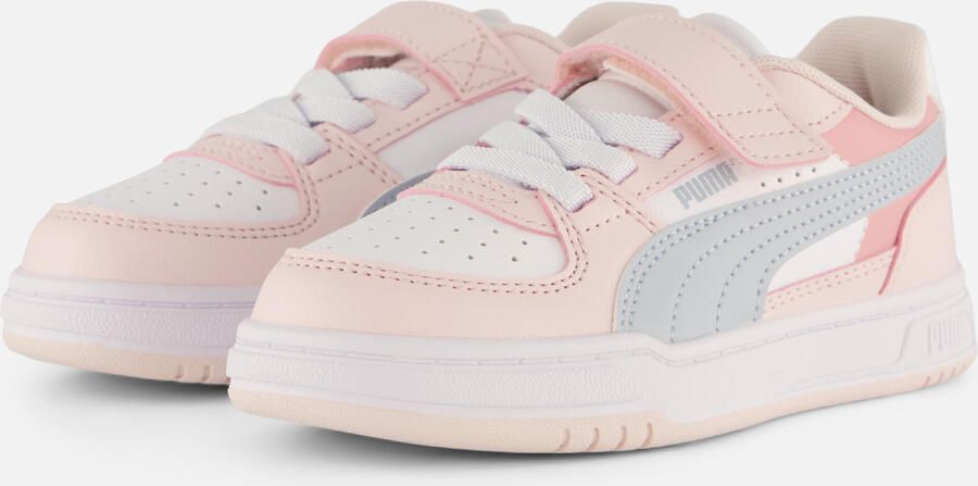 Puma Caven III Block mesh sneakers lichtroze lichtblauw wit - Foto 7
