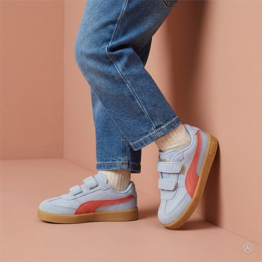 PUMA Club Era II Sneakers blauw Synthetisch Dames