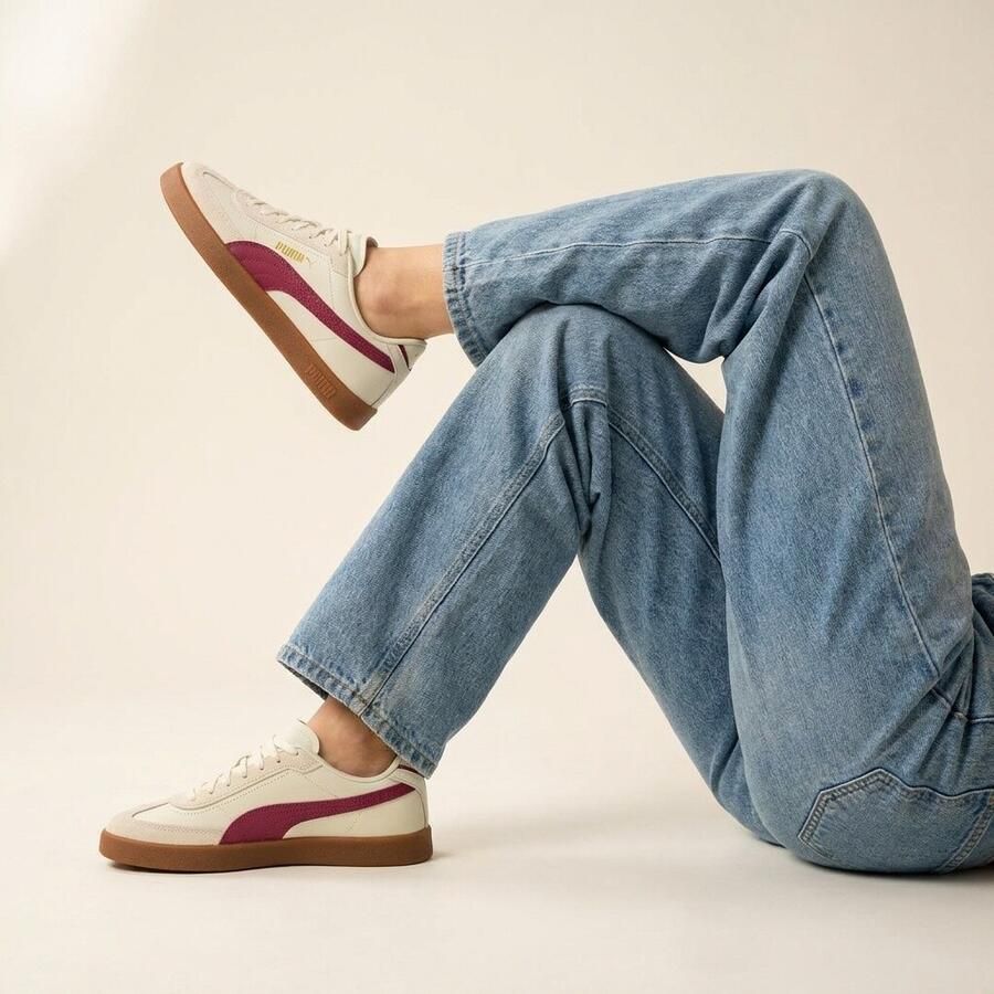 PUMA Sneakers laag 'Club II Era' goud pastelgroen fuchsia