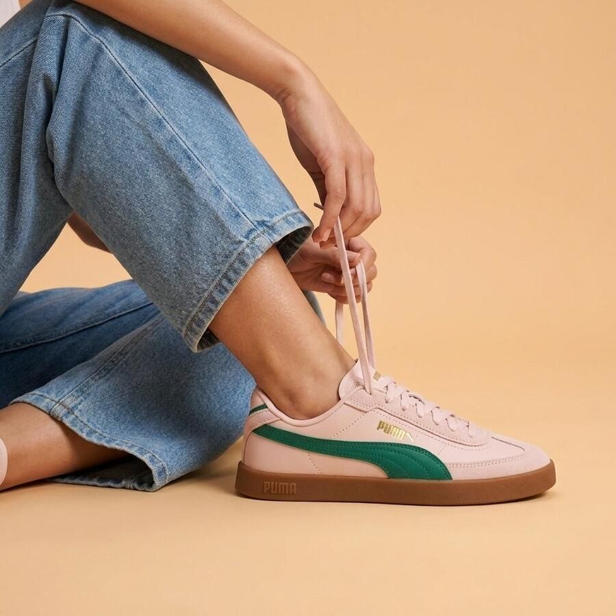 PUMA Club II Era Unisex Sneakers Mauve Mist-Wild Green - Foto 2