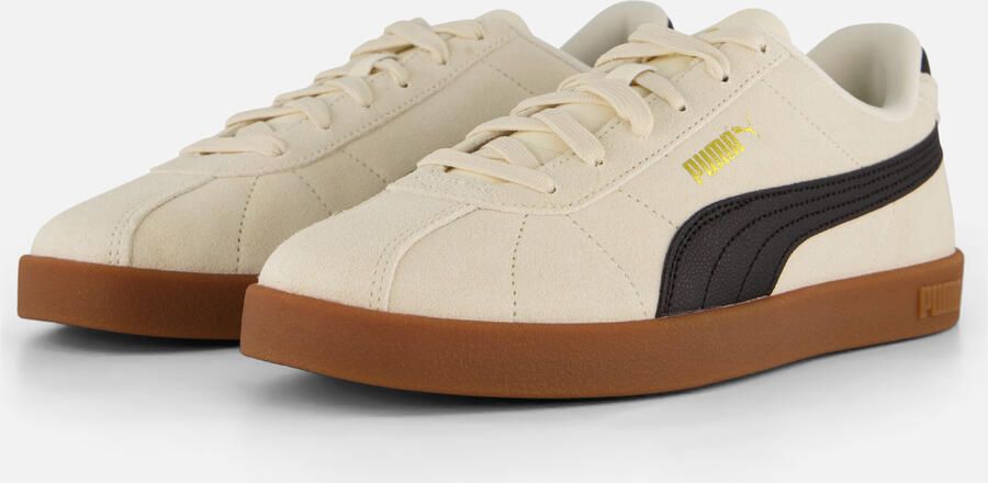 PUMA Club II Unisex Sneakers Alpine Snow- Black- Gold