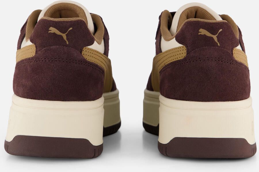 PUMA Rebound Femme Low SD Dames Sneakers Alpine Snow-Soft Taupe-Chocolate Fondue - Foto 3