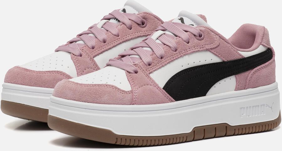PUMA Rebound Femme Low SD Dames Sneakers White- Black-Poised Pink - Foto 5