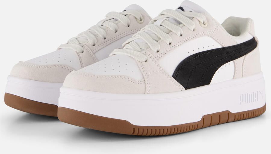 PUMA Rebound Femme Low SD Dames Sneakers White- Black-Frosted Ivory - Foto 2